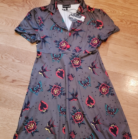 Sourpuss Dresses & Skirts - Sour puss.  Retro juniors dress